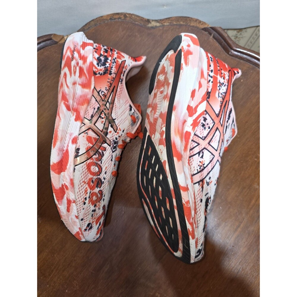 ASICS Noosa Tri 14 Women's Running Shoes Size 8 Orange Pink FlyteFoam Triathlon - Picture 7 of 9